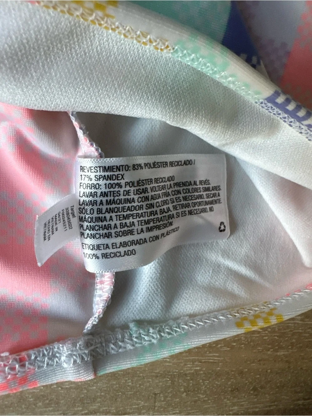 Girls Swimsuit Bundle Lot of 3 Two-Piece Sets Size XS 4/5